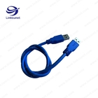 USB 2.0 blu - un iniettore di saldatura UL94 su misura cablaggio della spina - V0 Pin 4