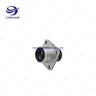 Hybrid 11 ADD 3 IP67 LED Screen Cable Assembly Female Sockets Circular Connector Bk Color