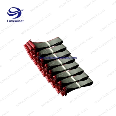 9 Pin Flat Cable Connector Wire Harness With UL / ROSH Certificate Custom Customization