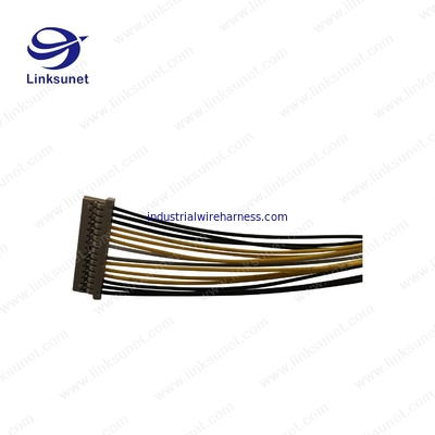Hirose DF14 1.0mm Beige Female Socket Rectangular Connectors - Housings wiring harness for Bank machine