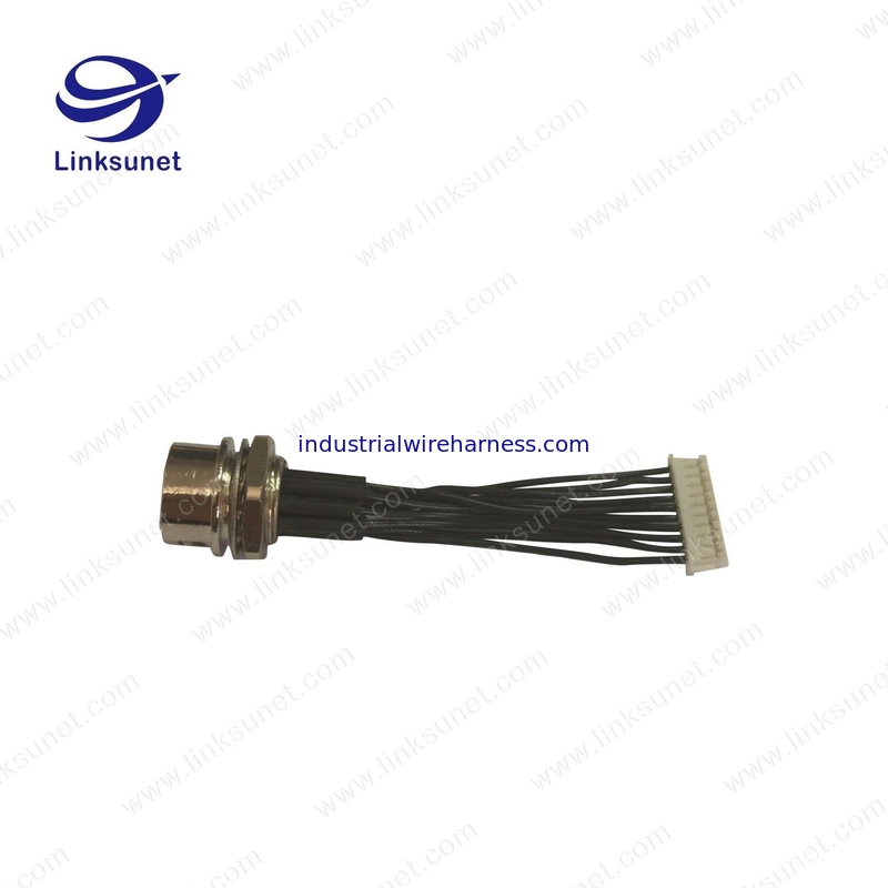 Hirose HR10 Series 10pin Panel Mount Connectors for Signal to the internal wiring harness