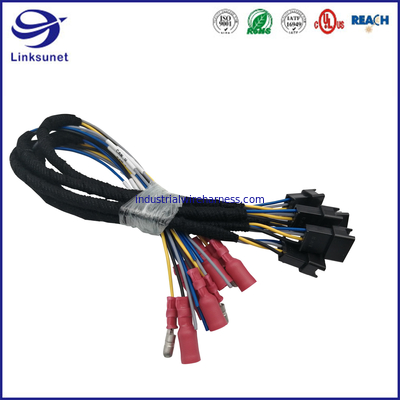 4 singolo cavo di rettangolo del passo di serie 2.5mm di fila MP del perno per fissare i connettori con il cablaggio del cavo per l'azionamento assistito